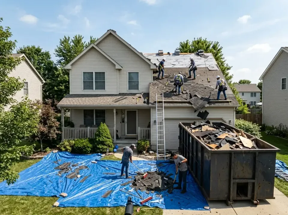 roof-replacement-debris-remova-004 — frequently asked questions, Cheapest Dumpster Rentals in South Haven, IN